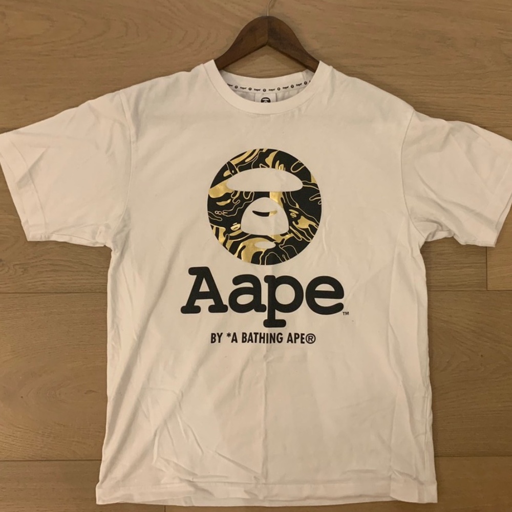 Aape Classic Camo Logo T Shirt